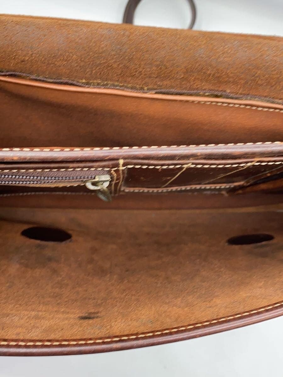 EDDIE BAUER Shoulder Bag Leather BRW Solid 6