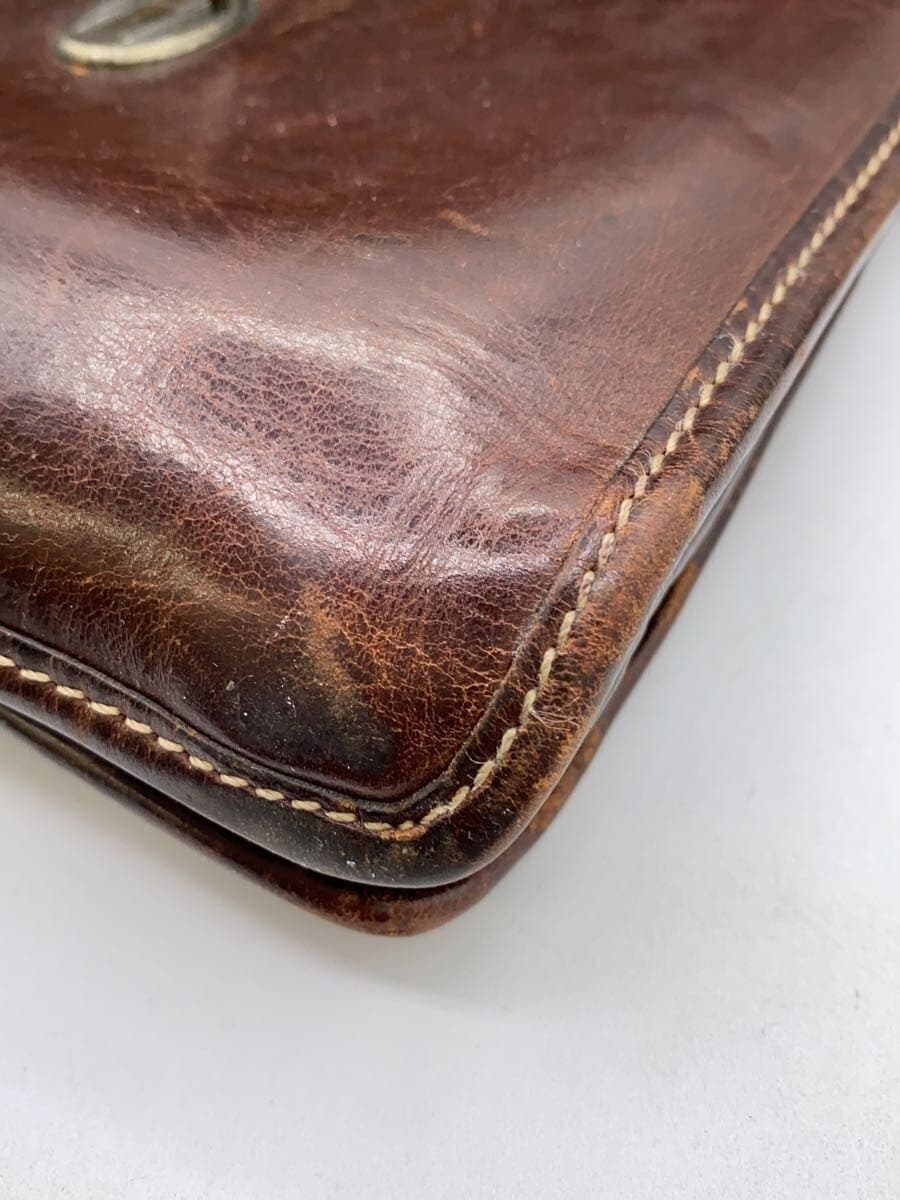 EDDIE BAUER Shoulder Bag Leather BRW Solid 8