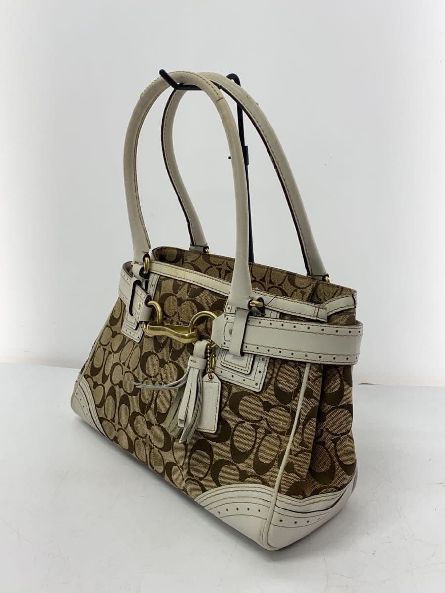 COACH Tote Bag_Signature Canvas WHT 10507 2
