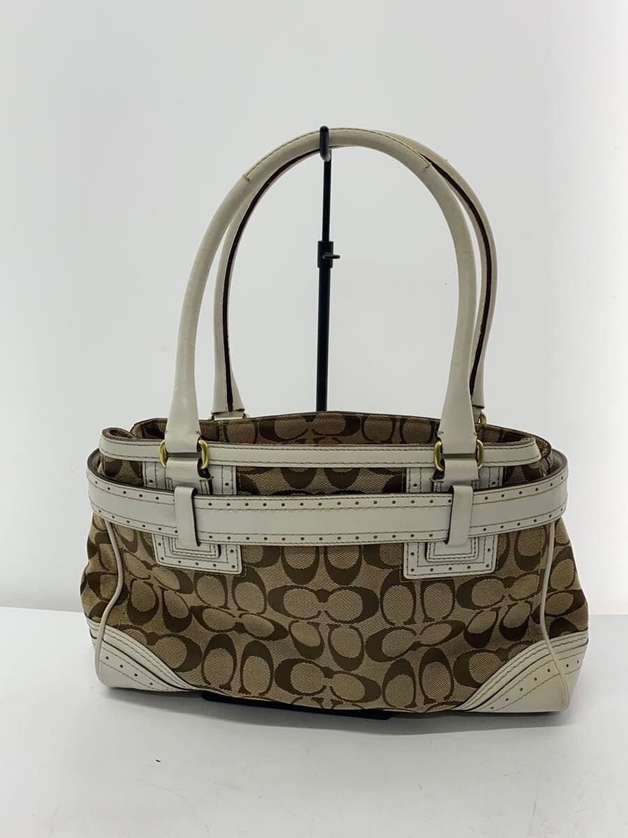 COACH Tote Bag_Signature Canvas WHT 10507 3