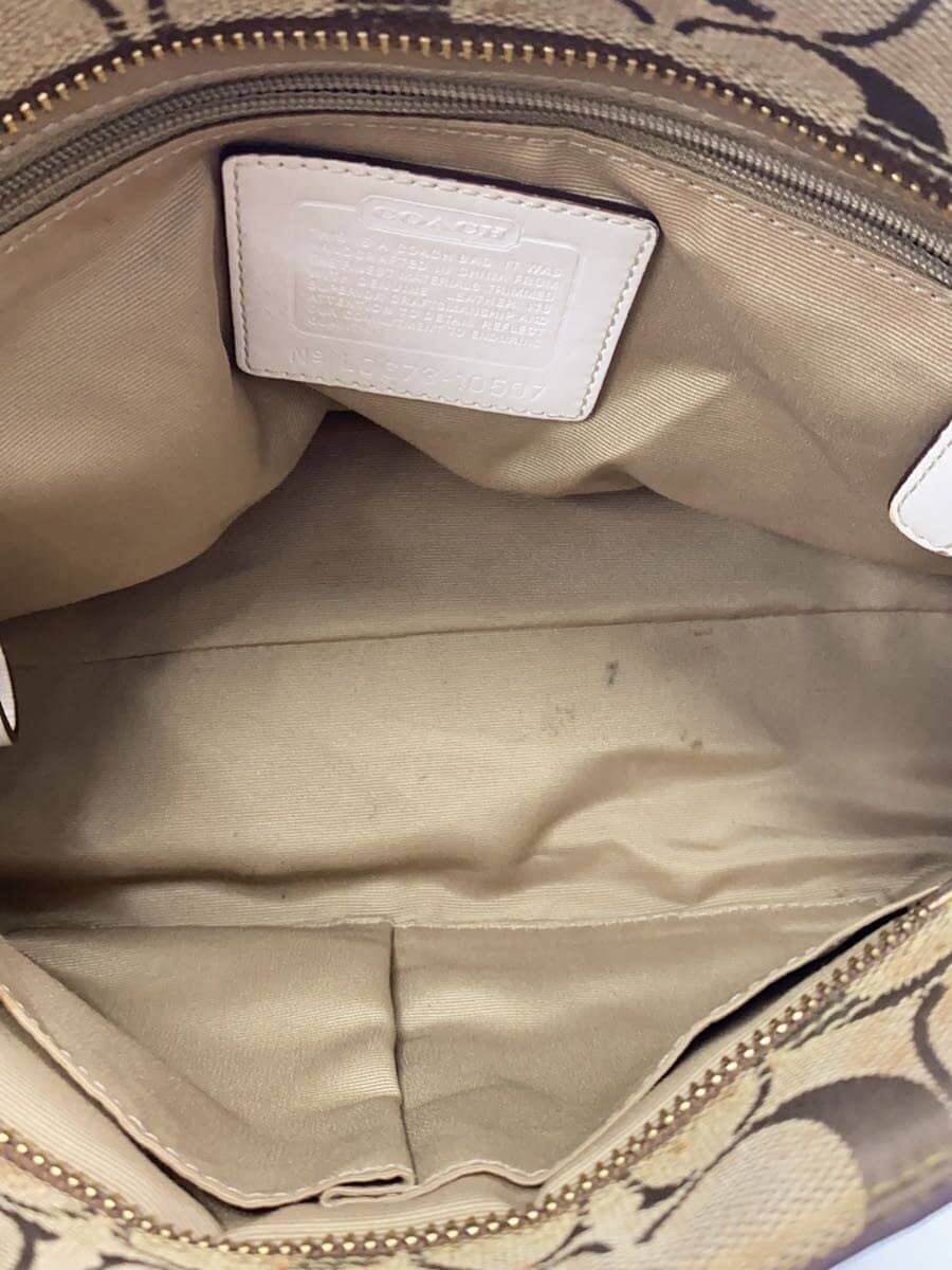 COACH Tote Bag_Signature Canvas WHT 10507 6