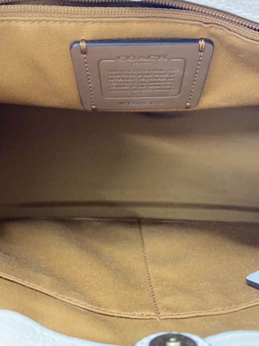 COACH Dempsey Carryall Signature Ivory Leather PVC BEG Allover Pattern 1955 6