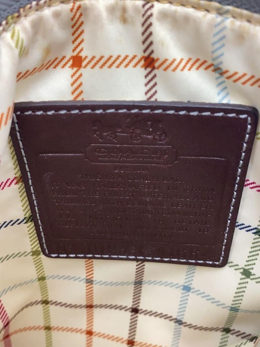 COACH Shoulder Bag Signature Canvas SLV 41664 5