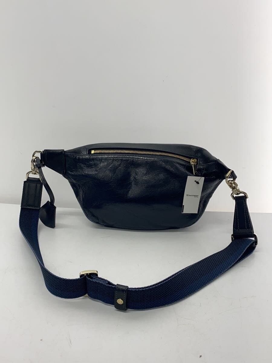 aniary shoulder bag leather BLK plain 3