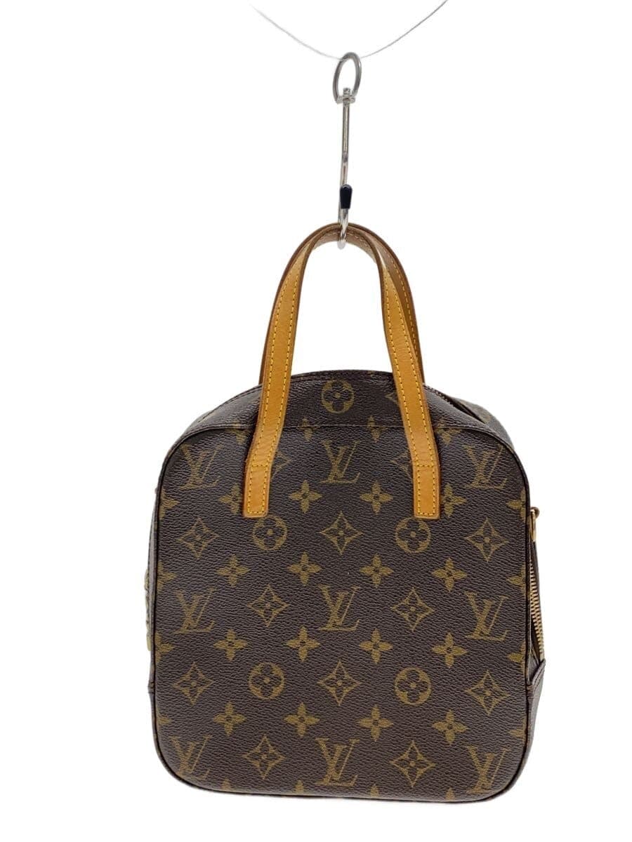 LOUIS VUITTON Spontini _Monogram Canvas PVC BRW All Over Pattern
