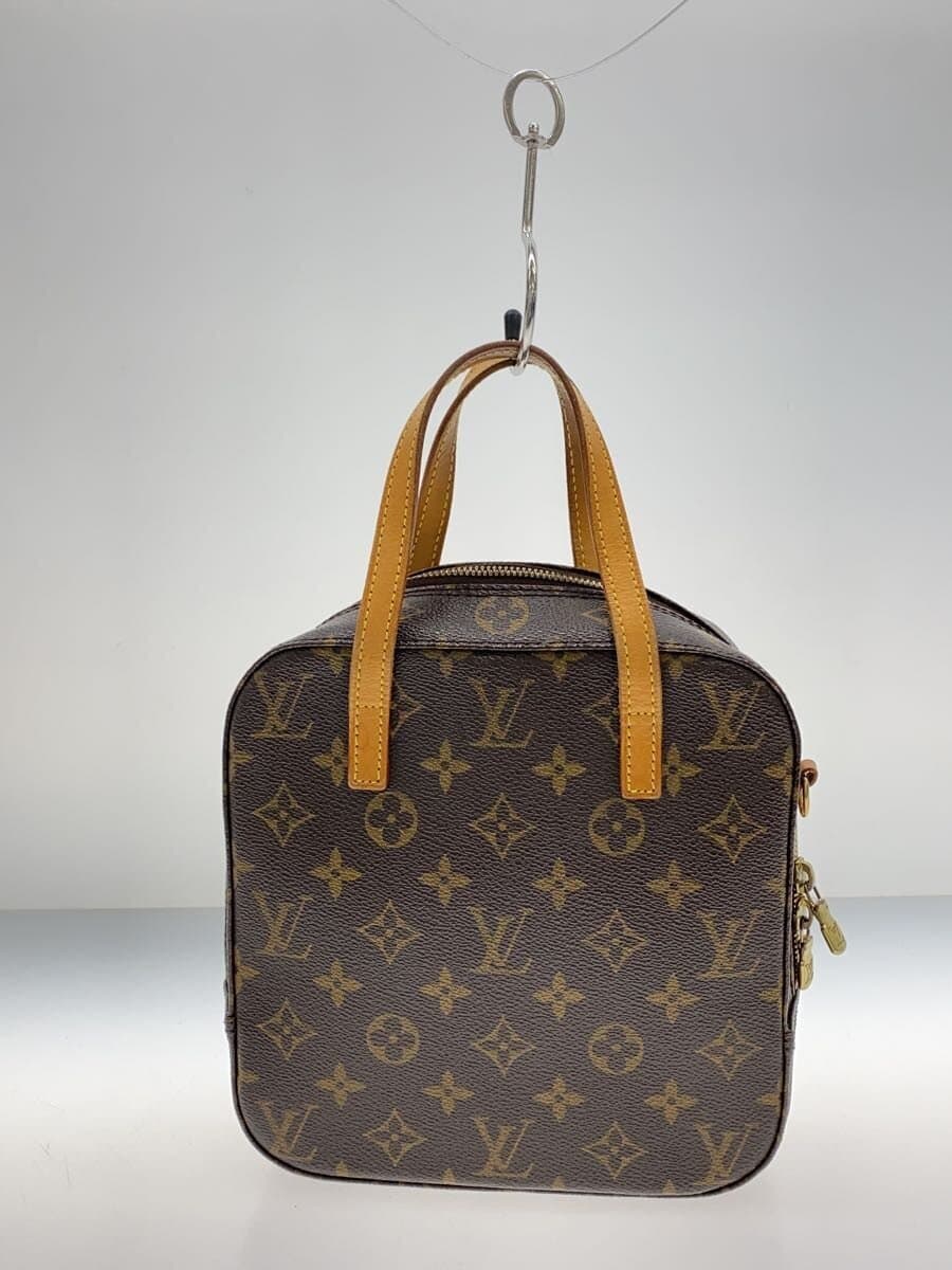 LOUIS VUITTON Spontini _Monogram Canvas PVC BRW All Over Pattern 3