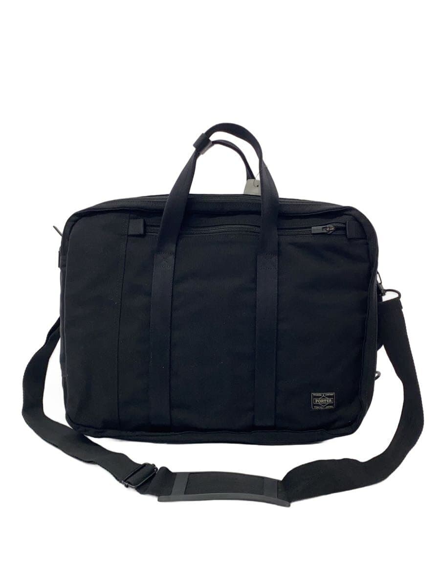 PORTER Briefcase Canvas BLK Plain 627-16561
