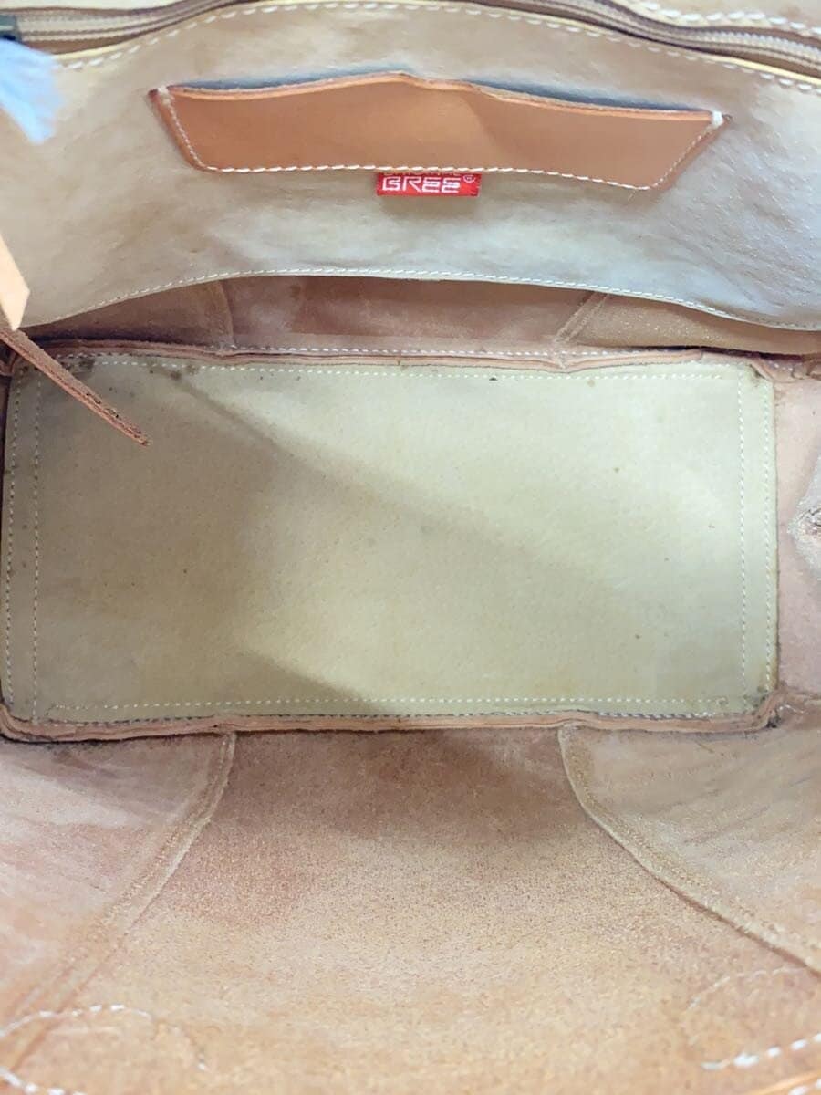 BREE tote bag leather CML plain 6