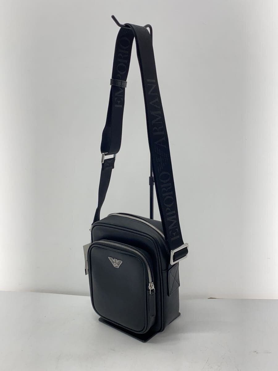 EMPORIO ARMANI shoulder bag leather BLK y4m387 2