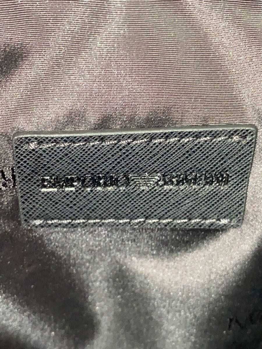 EMPORIO ARMANI shoulder bag leather BLK y4m387 5