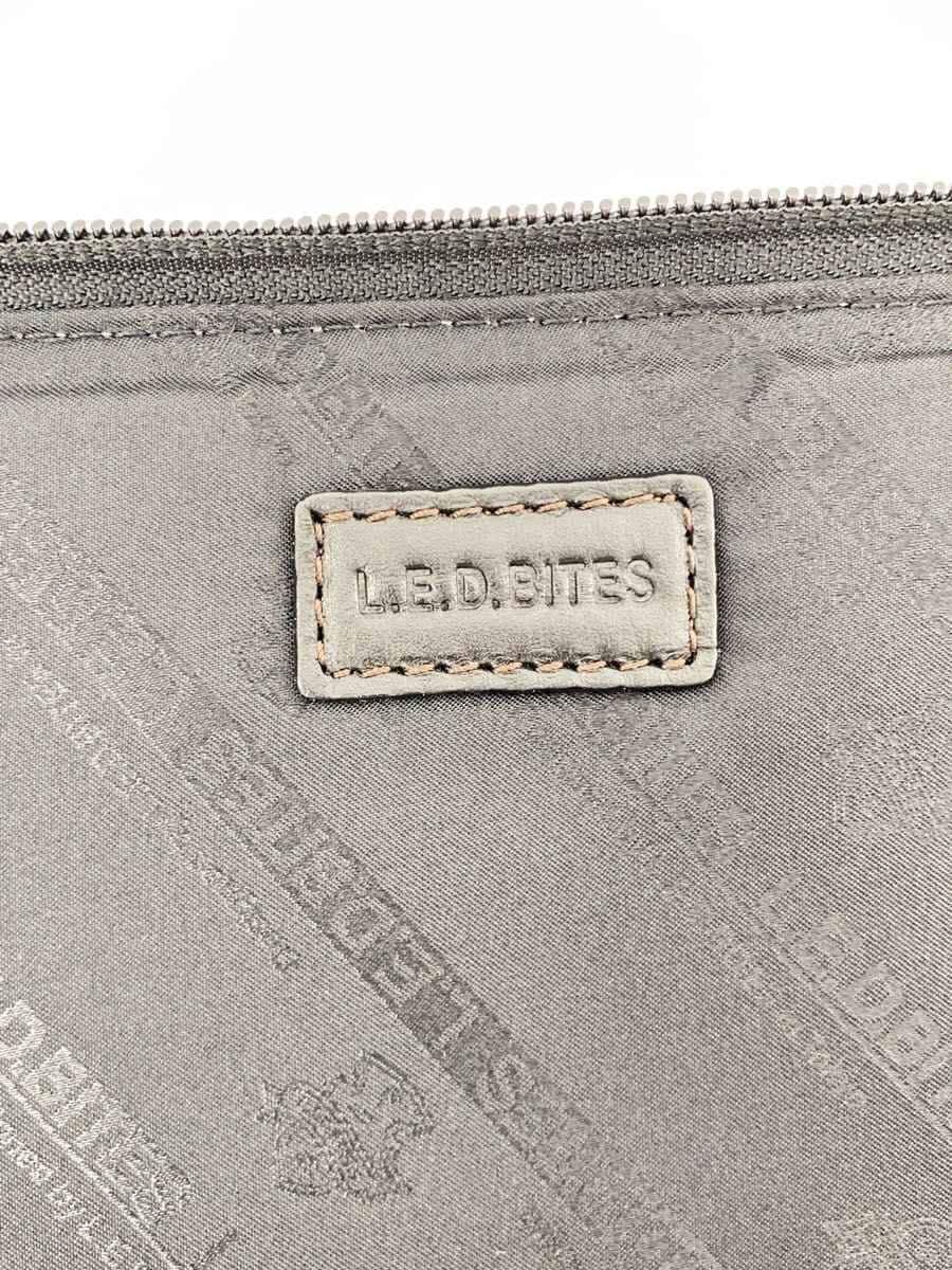 L.E.D.BITES shoulder bag -- BLK plain 5