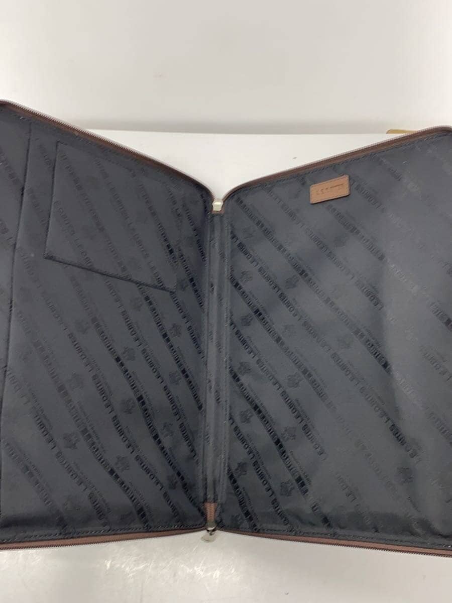 L.E.D.BITES Shoulder Bag Leather BRW Plain 6