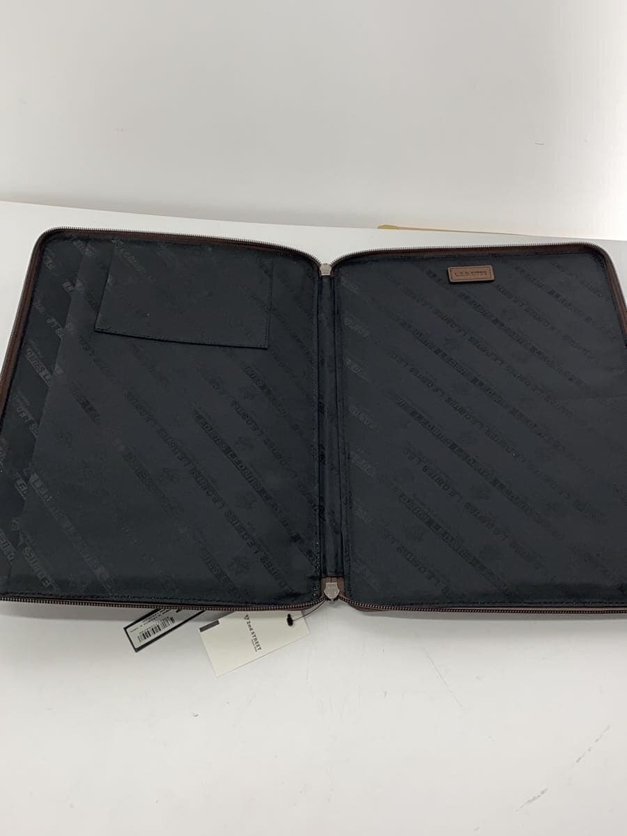 L.E.D.BITES Shoulder Bag Leather BRW Plain 6