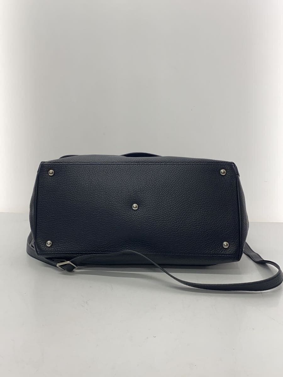 ZANELLATO shoulder bag leather black plain 4