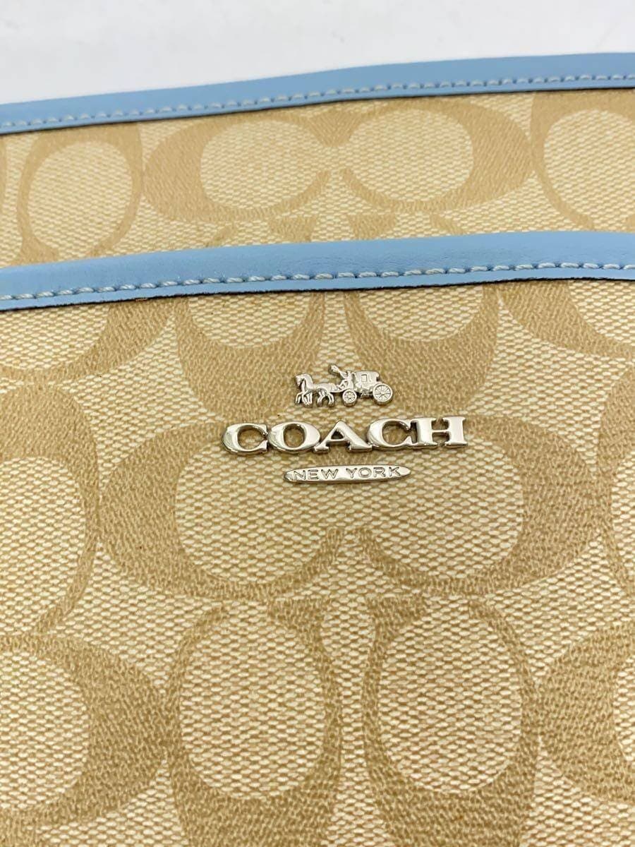 COACH shoulder bag -- BEG all-over pattern F29210 5