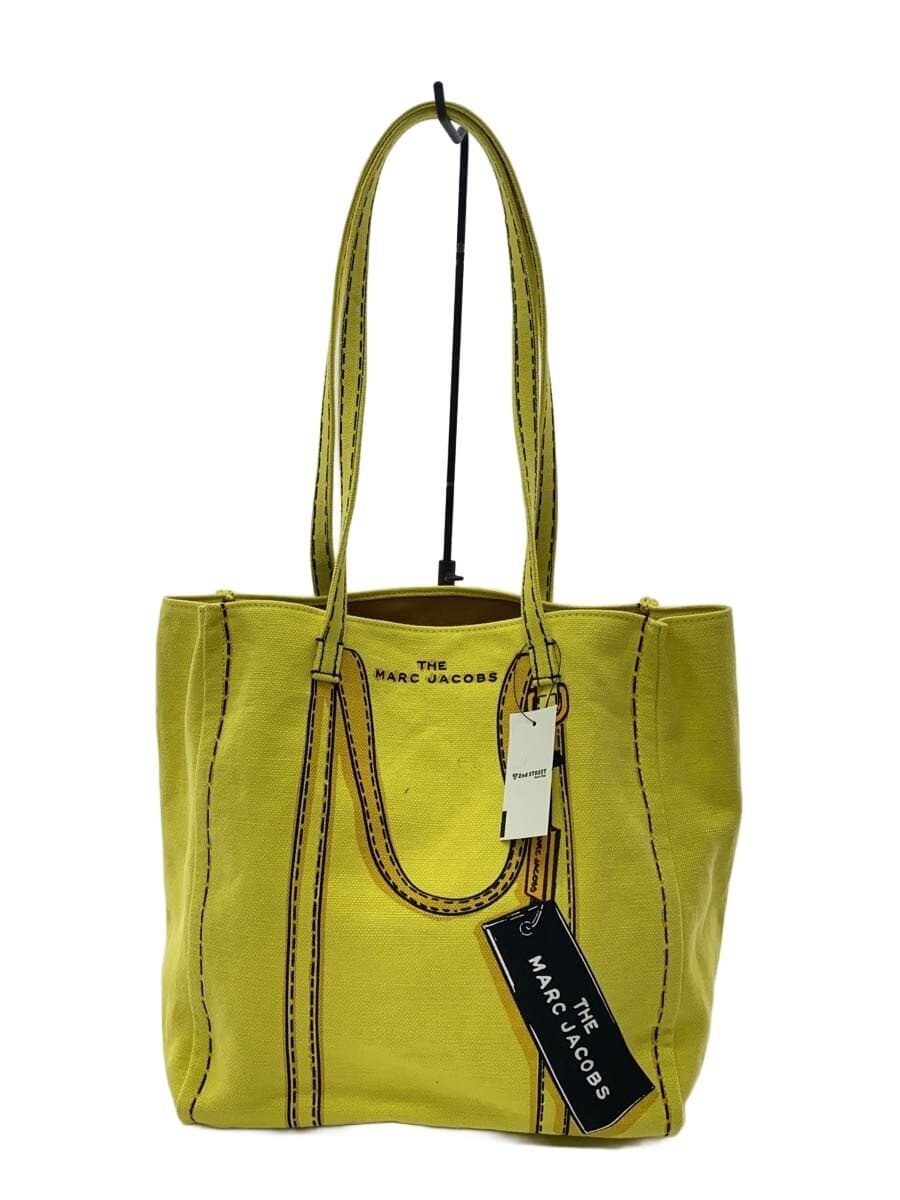 MARC JACOBS tote bag canvas yellow plain M0015787