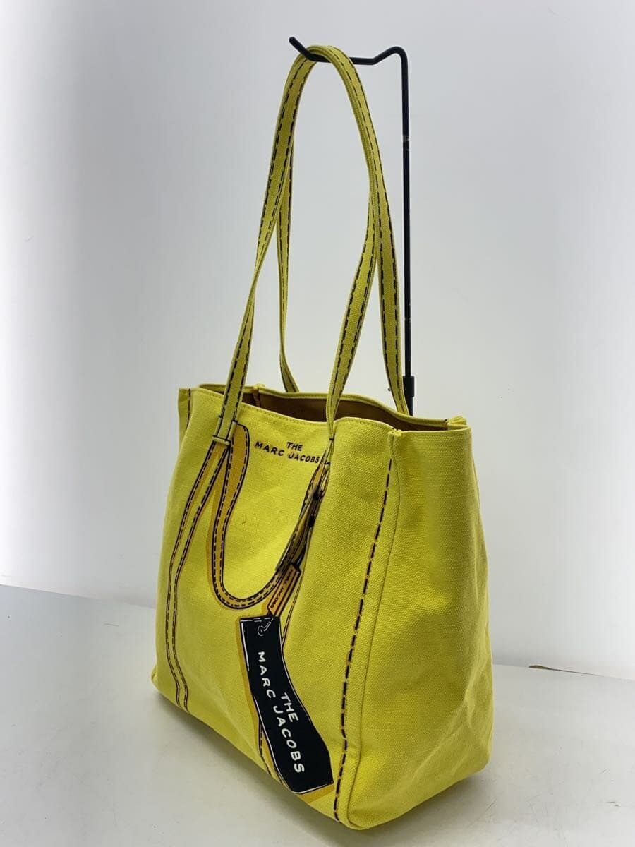 MARC JACOBS tote bag canvas yellow plain M0015787 2