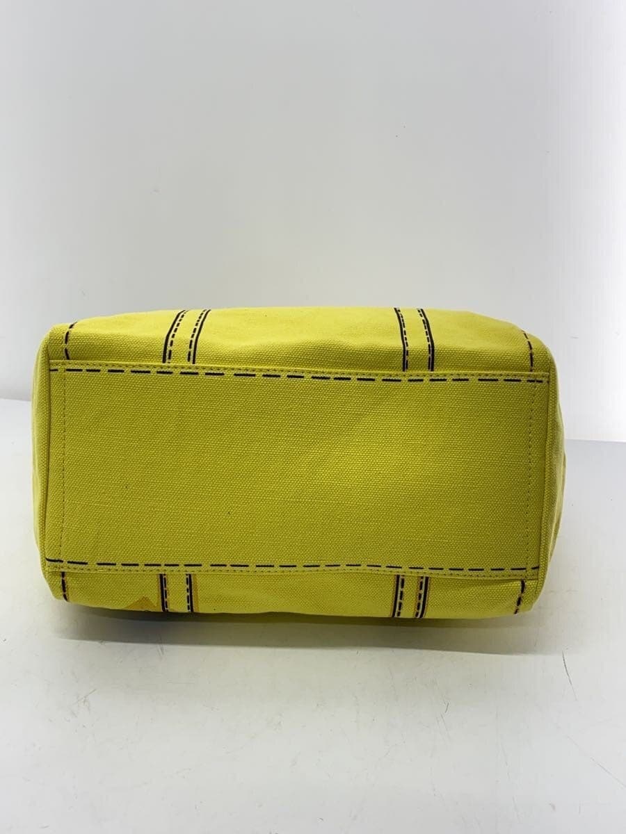 MARC JACOBS tote bag canvas yellow plain M0015787 4