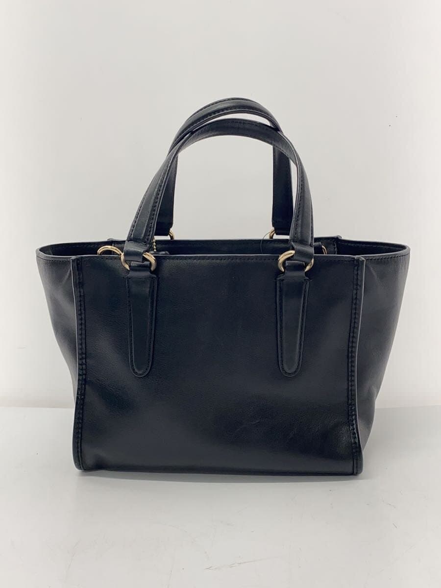 COACH tote bag -- BLK plain 3
