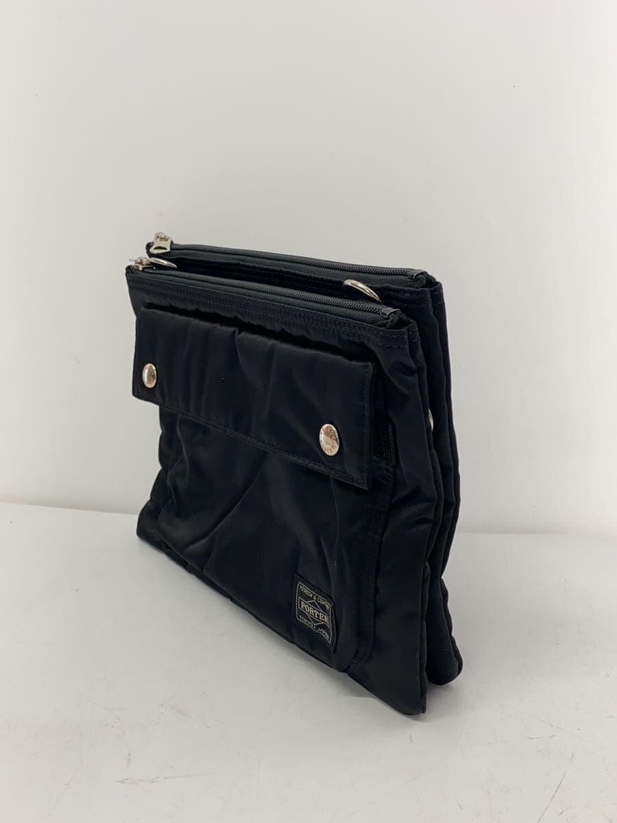 PORTER shoulder bag nylon BLK solid color 2