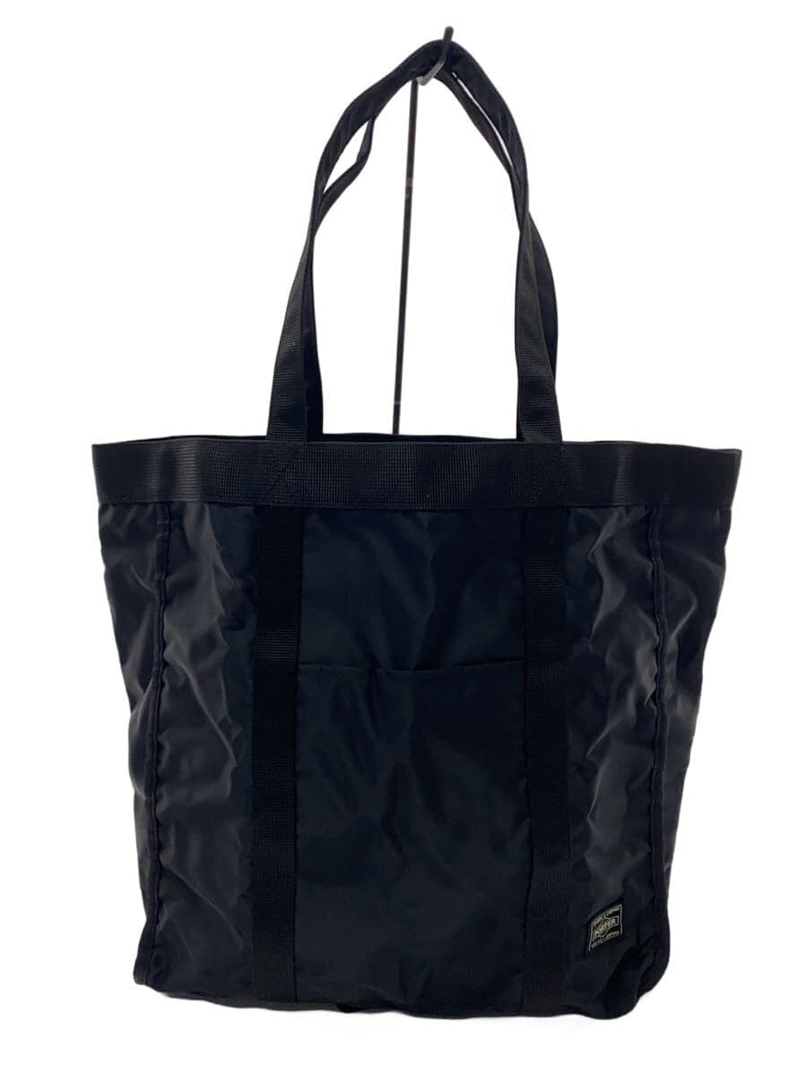 PORTER tote bag nylon black plain