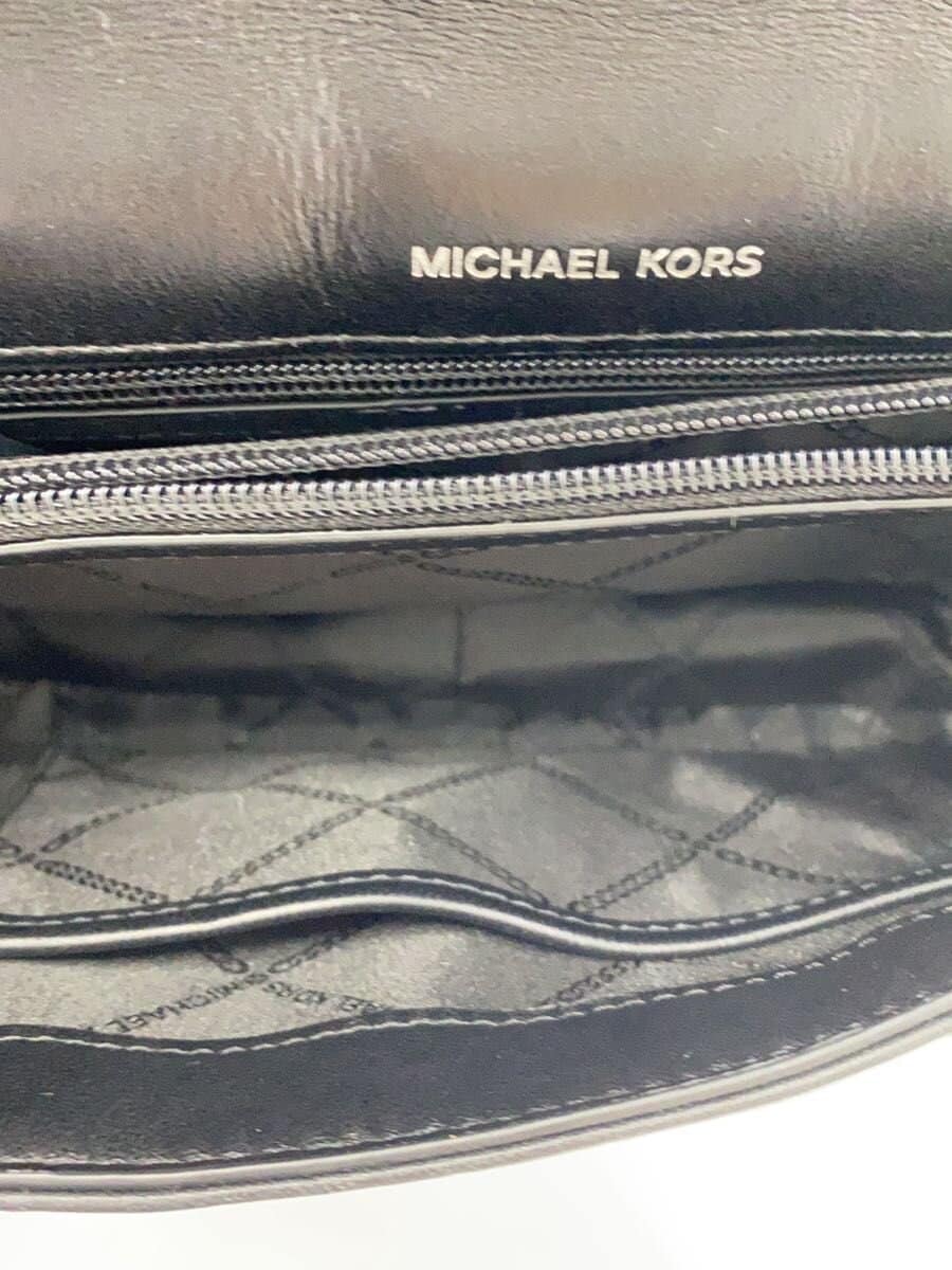 MICHAEL KORS Shoulder Bag Leather Black 30T1S1SL7Y 6
