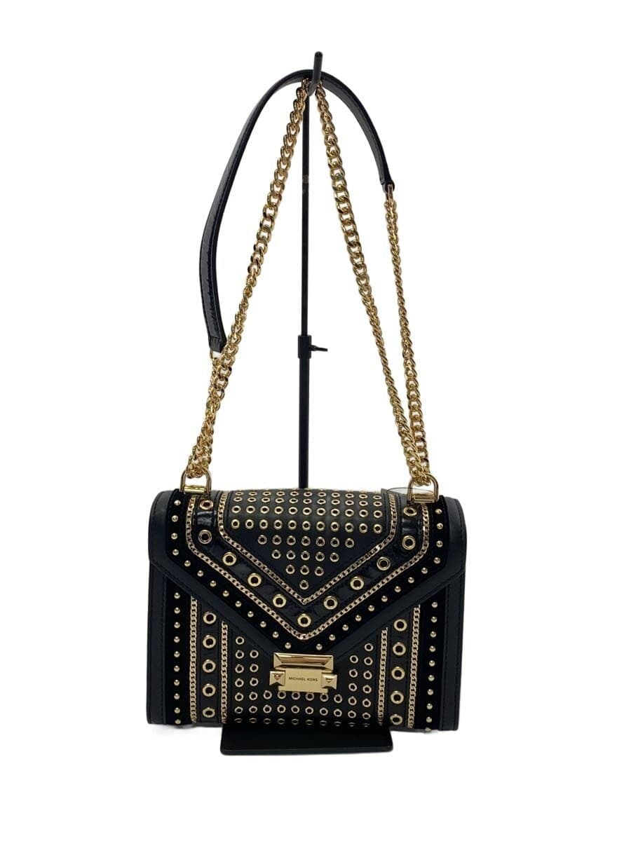 MICHAEL KORS Shoulder Bag Leather Black 30H9GHL3U