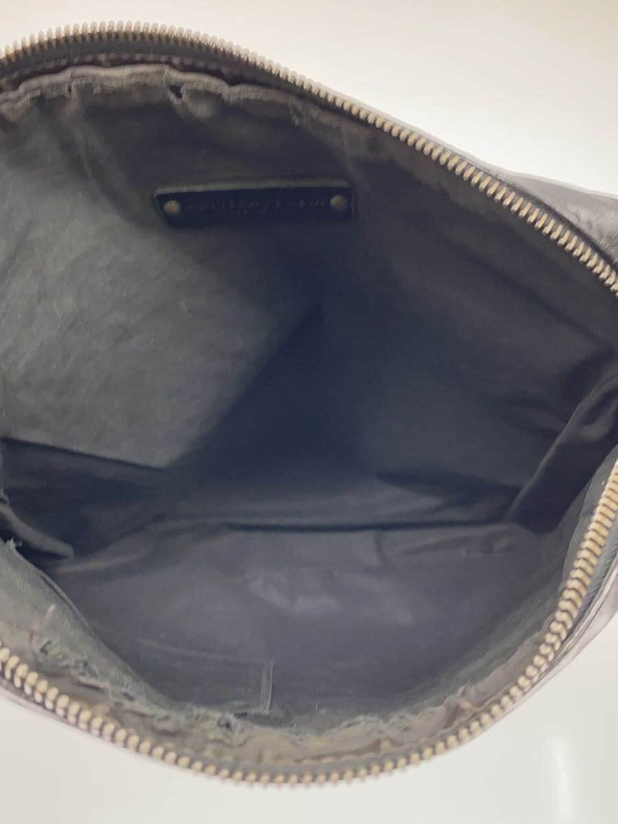 BOTTEGA VENETA Intrecciato *Corner wear present Shoulder bag Leather BLK Solid 6