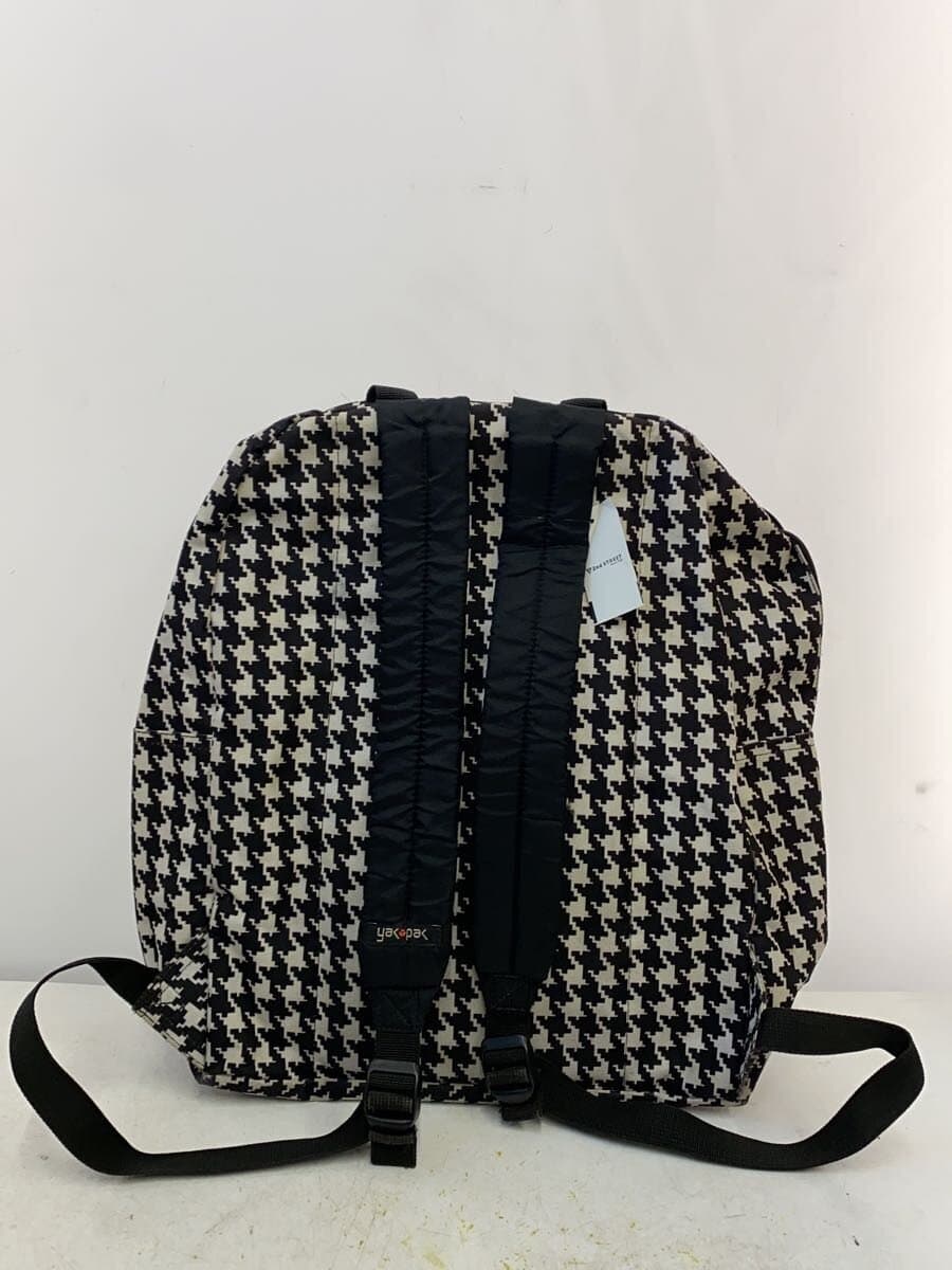 YAKPAK Backpack BLK Houndstooth 2