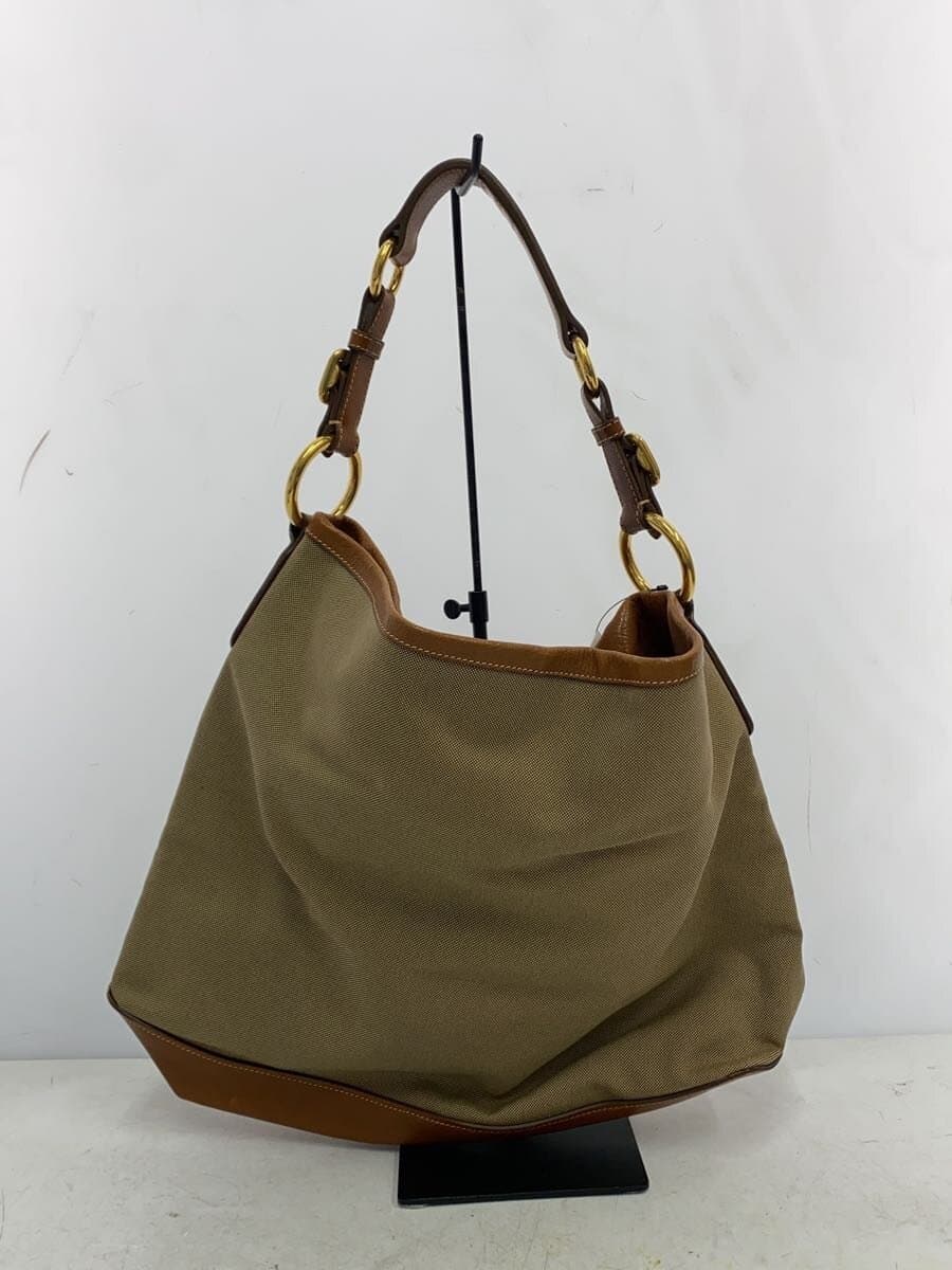 PRADA Logo Jacquard Shoulder Bag Nylon BRW 3