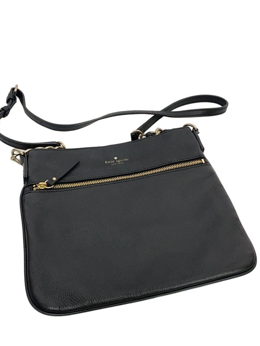 kate spade new york Shoulder Bag Leather BLK Solid