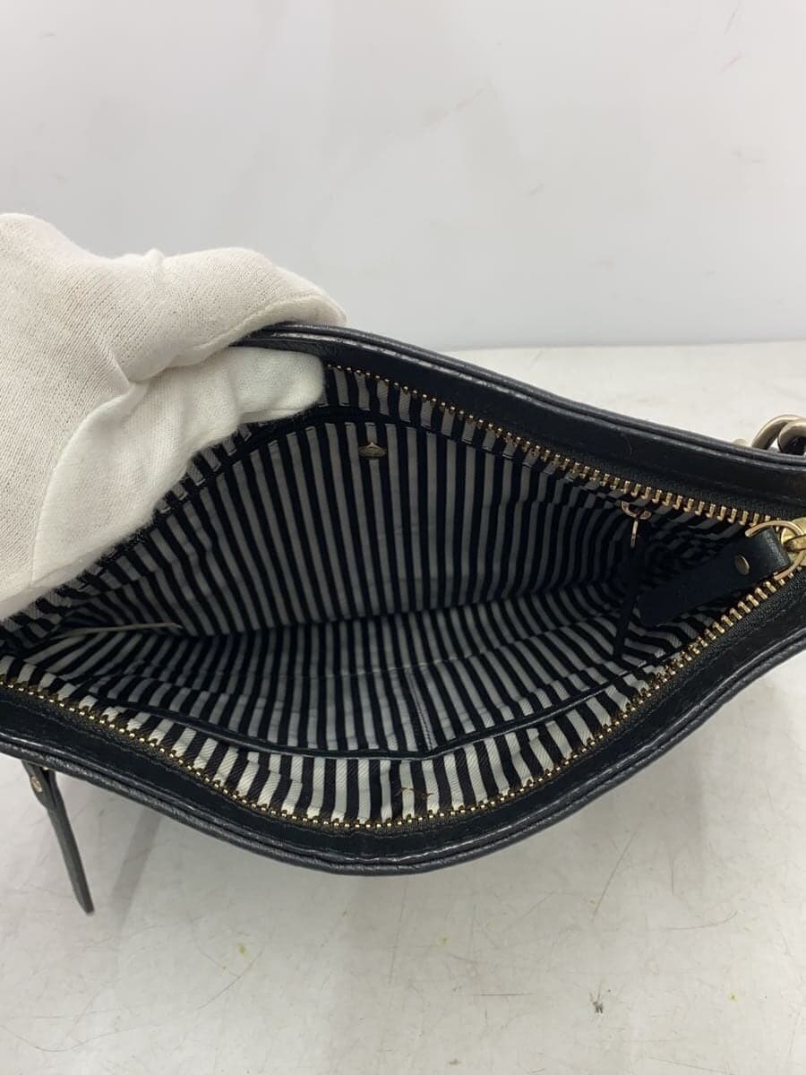 kate spade new york Shoulder Bag Leather BLK Solid 3