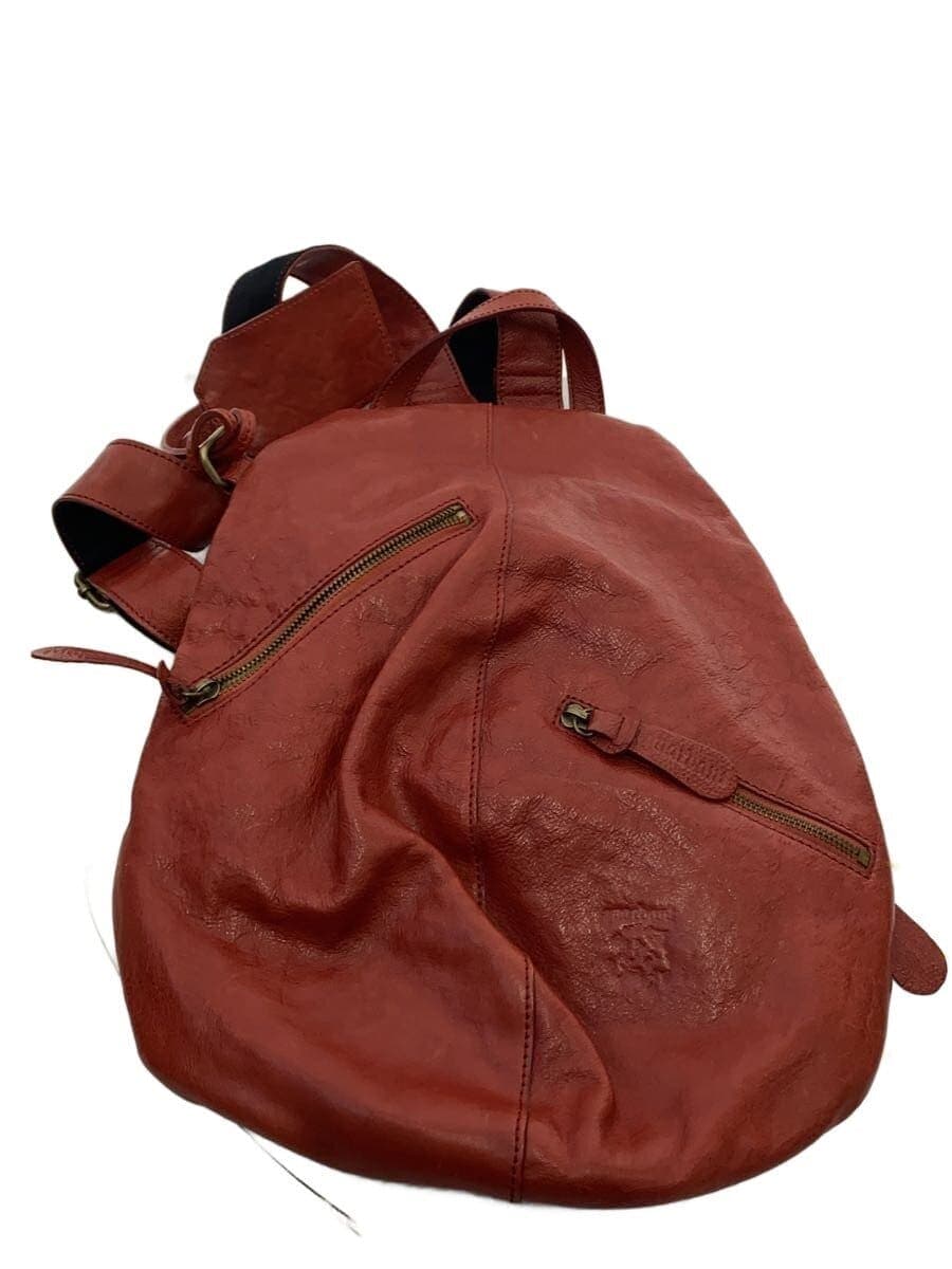guardant Shoulder Bag Leather RED Solid