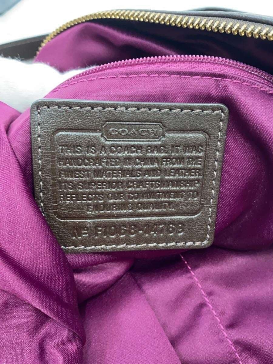 COACH2-Way Shoulder Bag Leather BRW 14789 6