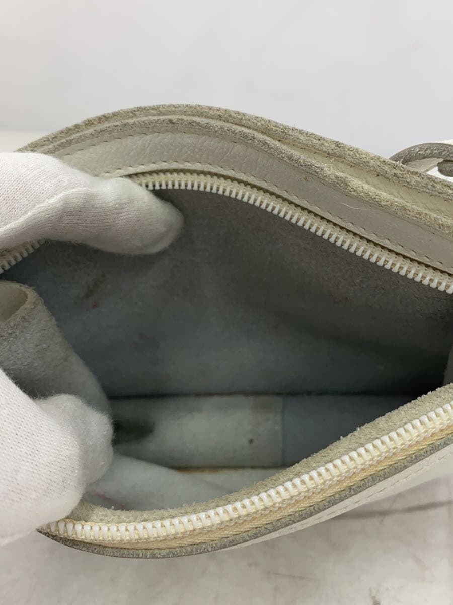 IL BISONTE Shoulder Bag Leather WHT 5