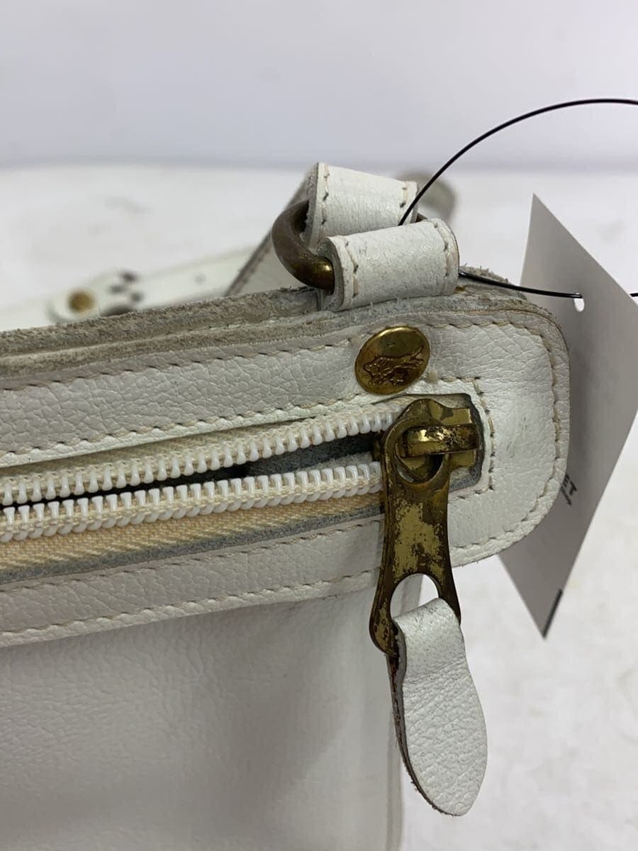 IL BISONTE Shoulder Bag Leather WHT 7