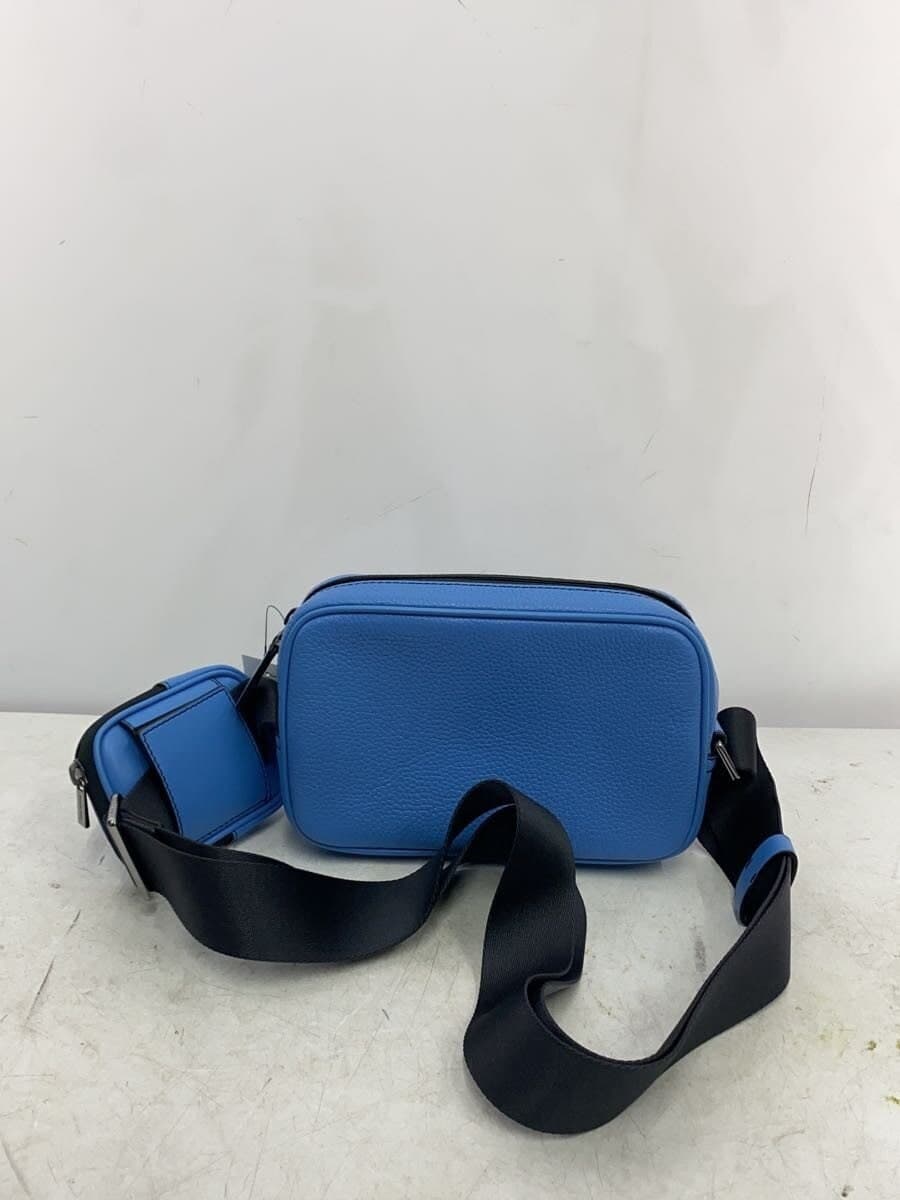 MICHAEL KORS Shoulder Bag Leather BLU Solid 37T4LCOM1L 2