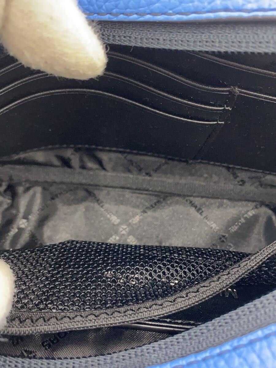 MICHAEL KORS Shoulder Bag Leather BLU Solid 37T4LCOM1L 4