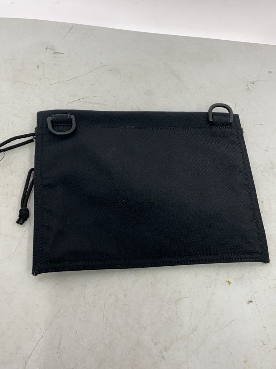 BALENCIAGA Explorer Pouch Shoulder Bag Nylon BLK Solid Color 2
