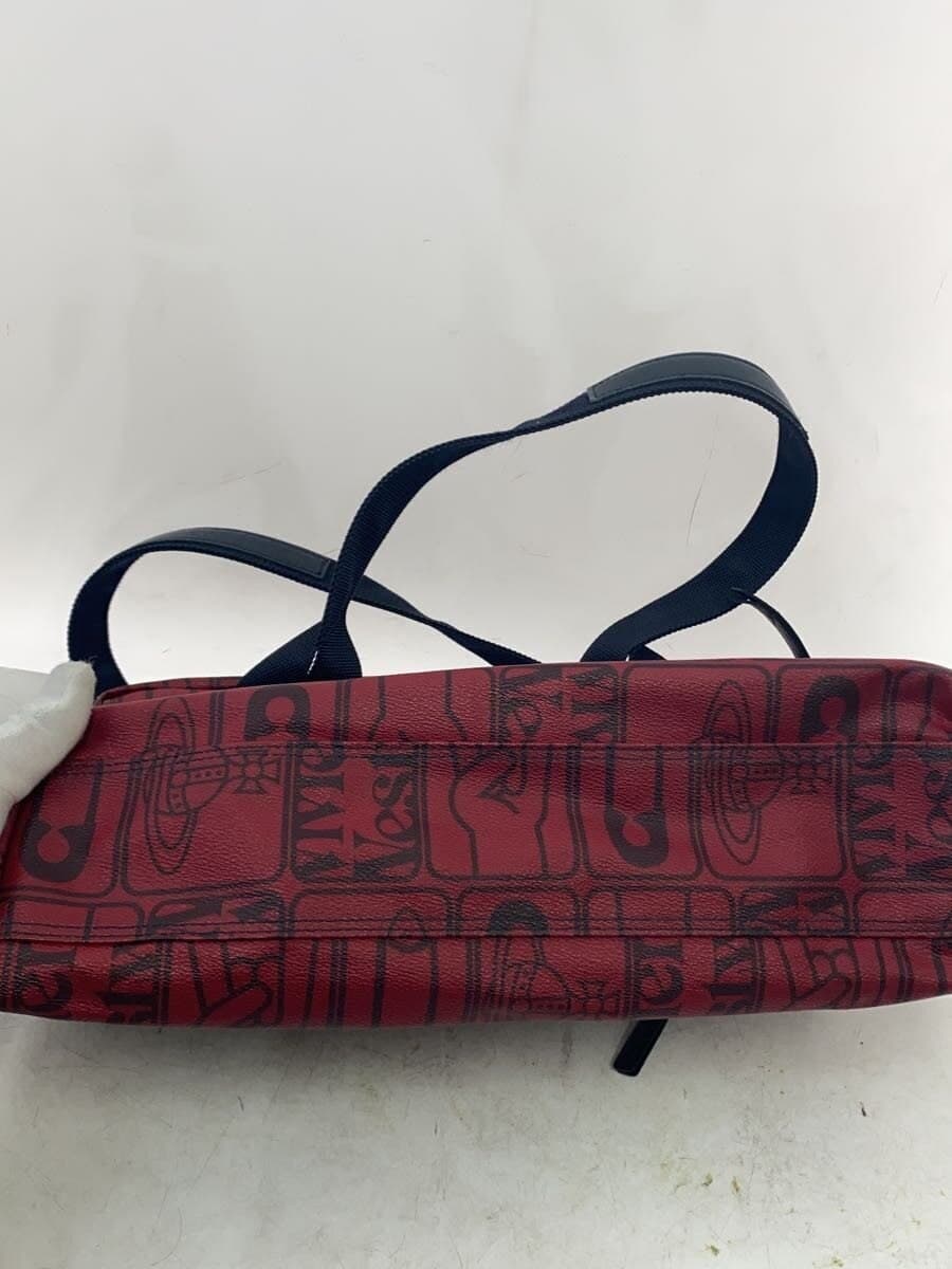 Vivienne Westwood Orb Boston Bag PVC RED Print 3