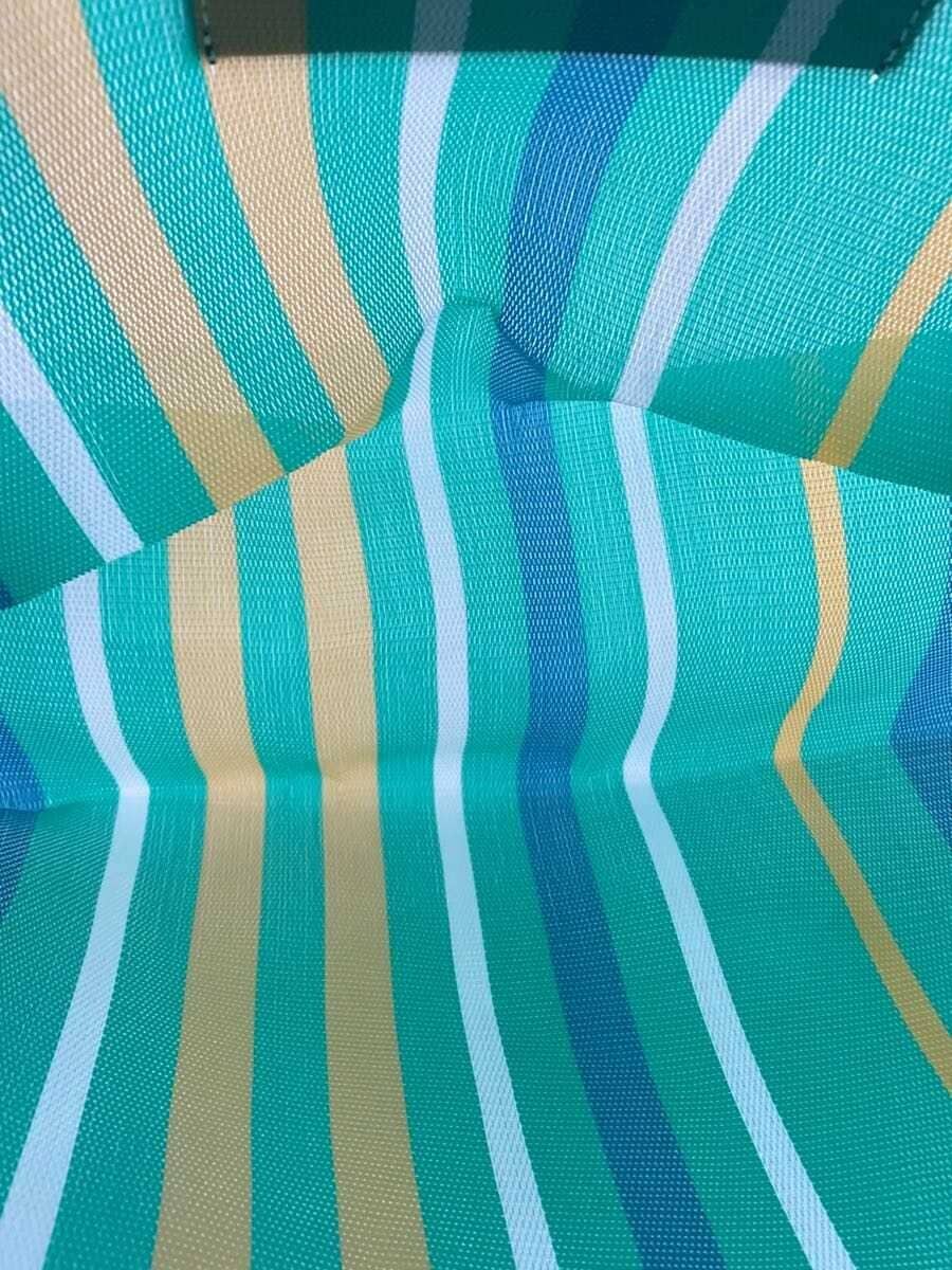 MARNI Tote Bag Nylon GRN Stripe 4