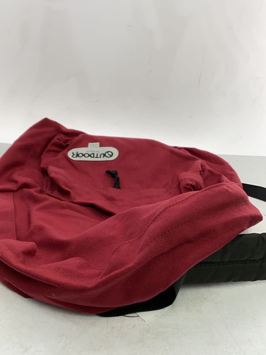 OUTDOOR PRODUCTS Backpack Nylon RED Solid Color 3
