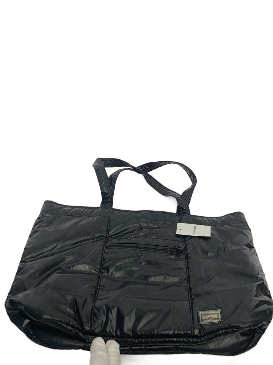PORTER Sheer Tote Bag Nylon BLK Solid Color