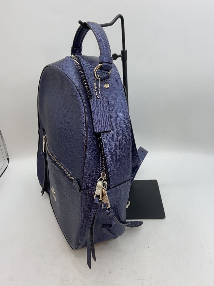 COACH Backpack Leather BLU j1921 2