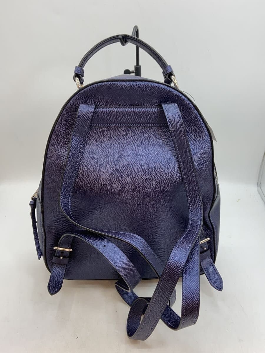 COACH Backpack Leather BLU j1921 3
