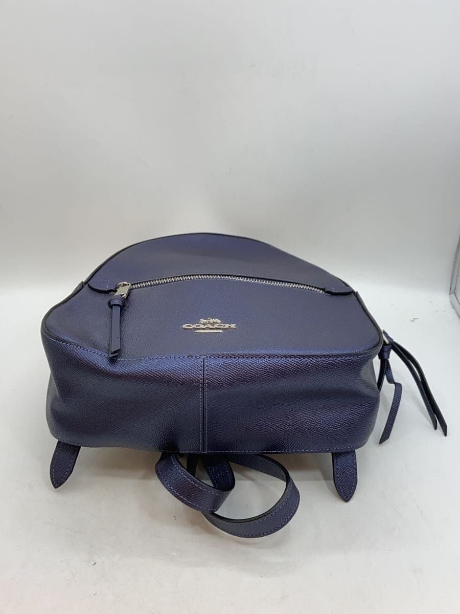 COACH Backpack Leather BLU j1921 4