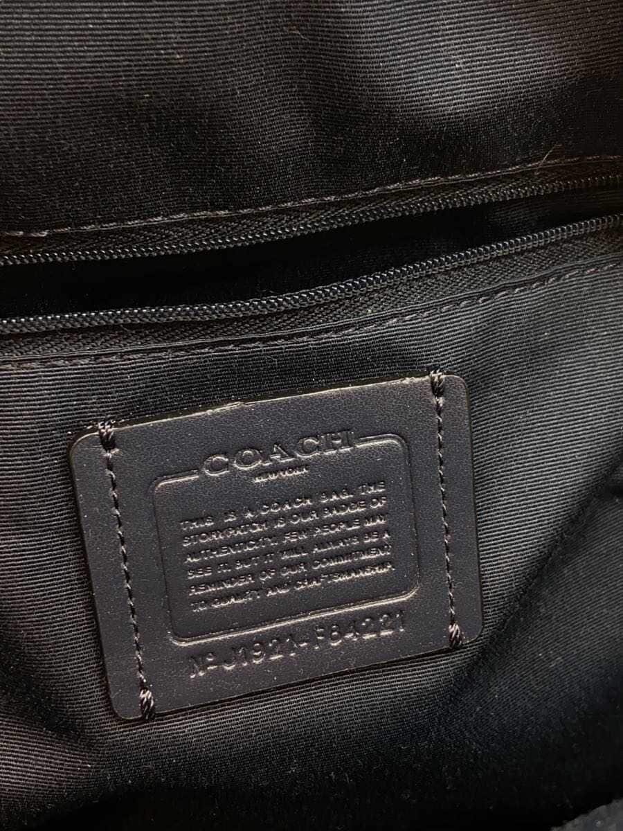 COACH Backpack Leather BLU j1921 5