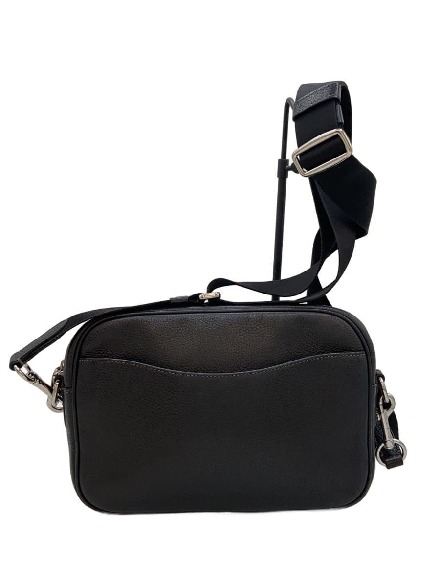 COACH Shoulder Bag Leather BLK Solid CJ509 3