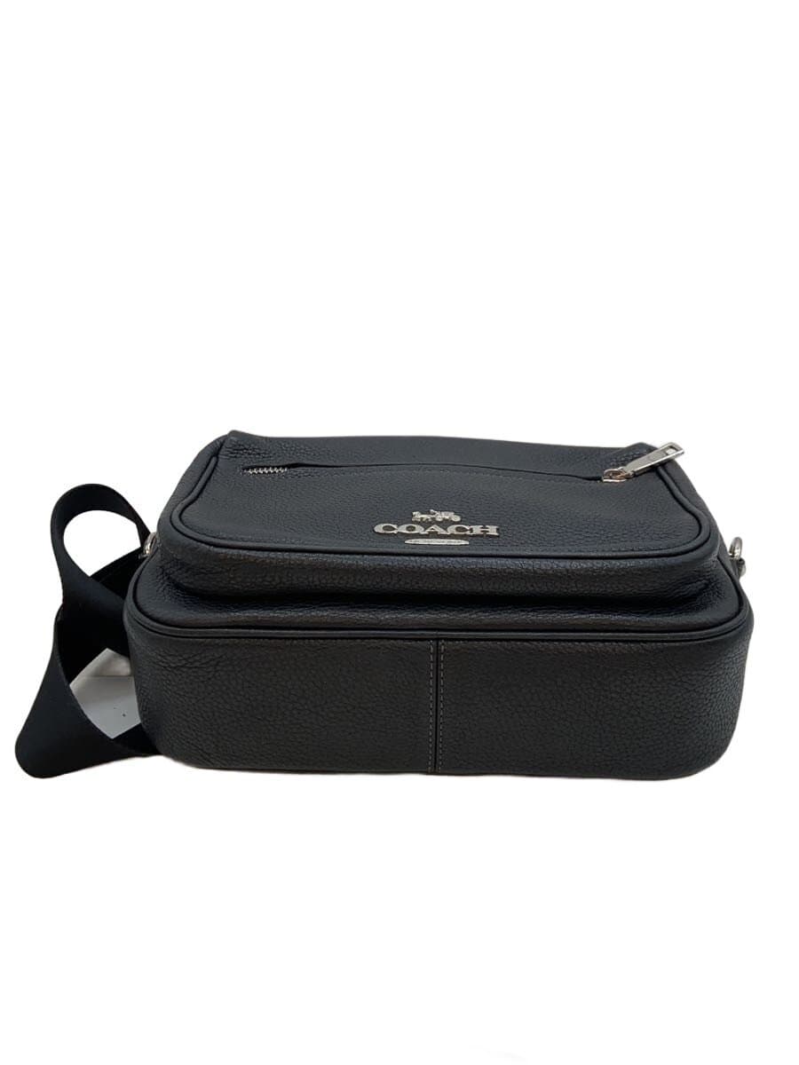 COACH Shoulder Bag Leather BLK Solid CJ509 4