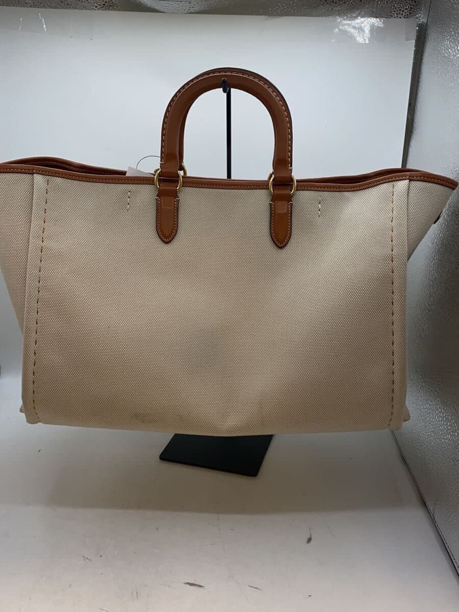 COACH Tote Bag Canvas CRM CJ829 3